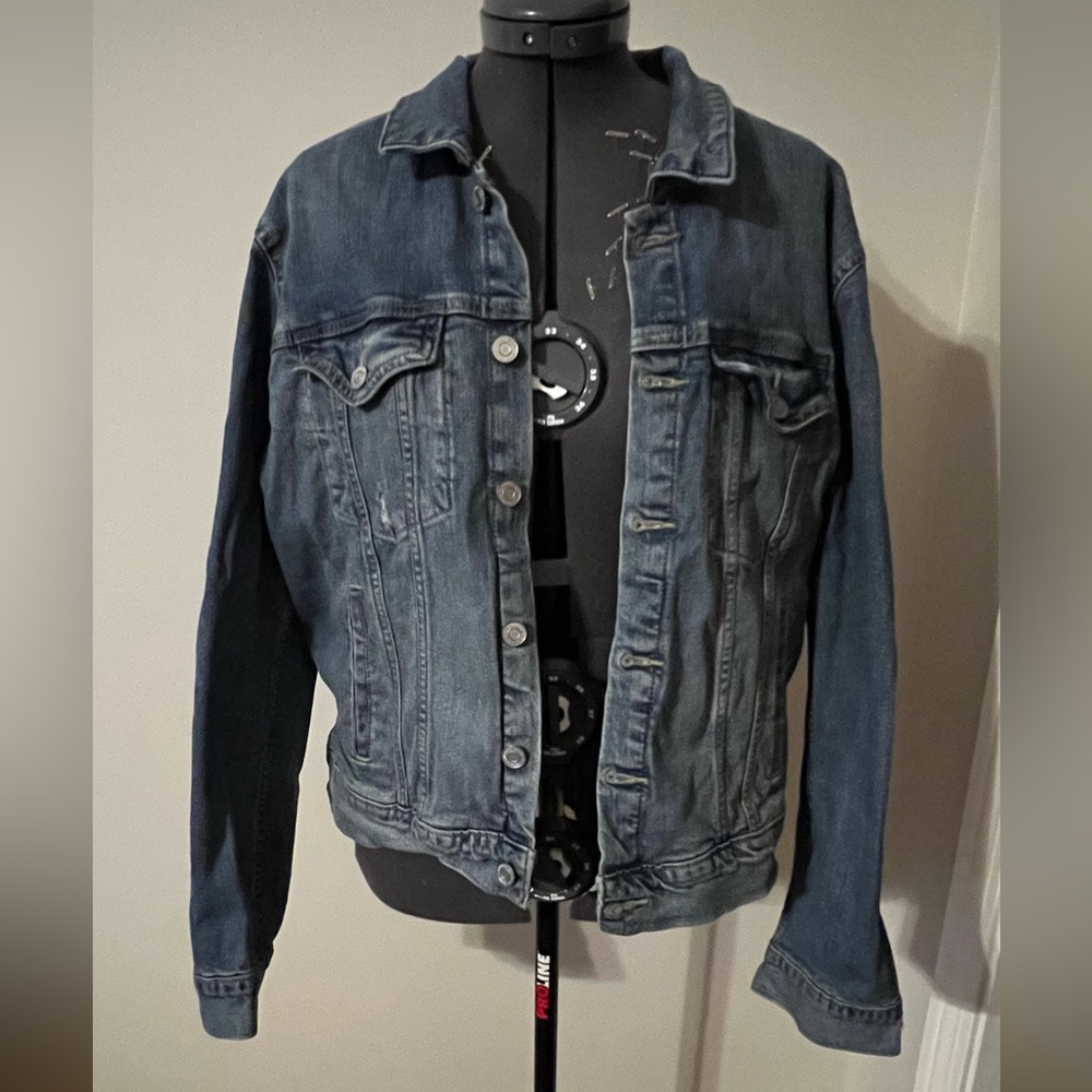 Denim lucky brand jacket size XL